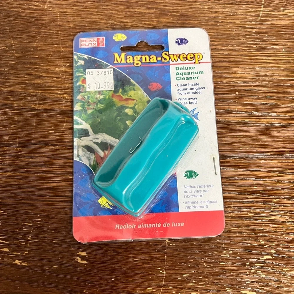 Penn-Plax Magna-Sweep Magnetic Aquarium Cleaner • Small • New Sealed